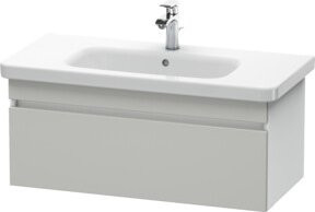 Duravit Waschtischunterschrank DuraStyle in Beige/Weiß, wandhängend, 1 Auszug, B: 93 cm, T: 44,8 cm, H: 39,8 cm - Bild 1