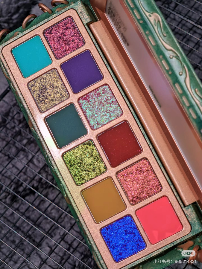 Sugarock Lidschatten-Palette, 12 Farben, Matt, Puder, Unisex - Bild 2