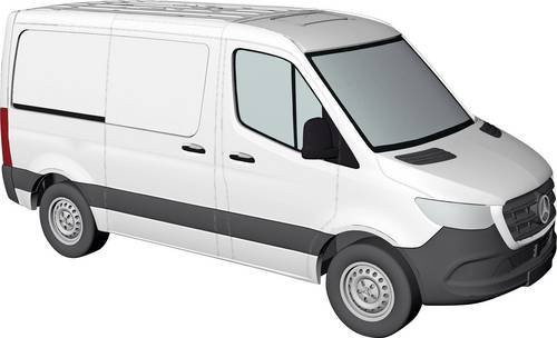 Busch Modell Mercedes Benz Sprinter Kastenwagen H0 PKW in Weiß - Bild 1