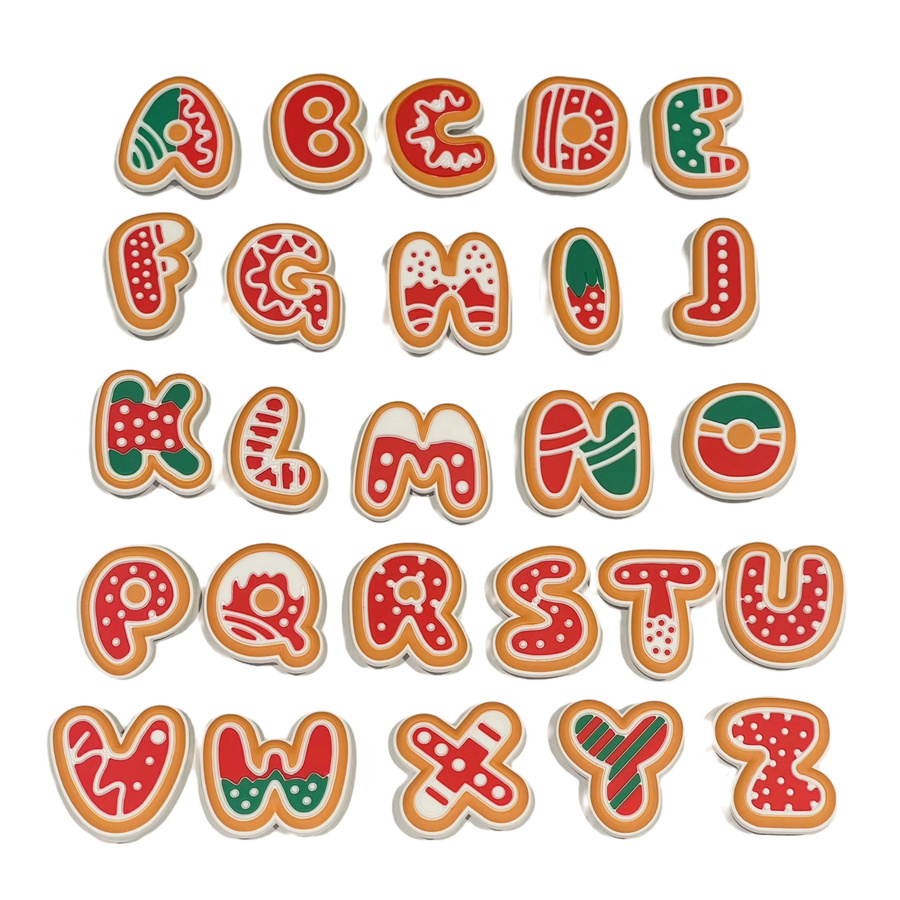 Happye&TiTi Schuh Charms, Alphabet Buchstaben, PVC, Unisex - Bild 3