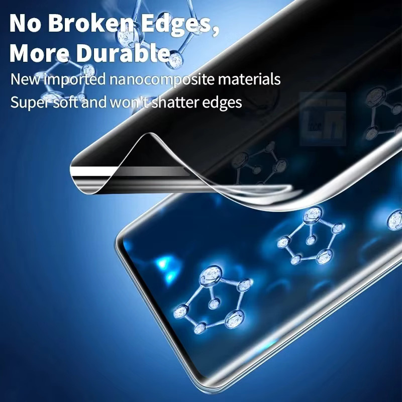 3er-Pack Xiaomi Redmi Note 13 Pro Plus 4G, Redmi Note 13 Pro 5G und Redmi Note 13 Hydrogel Privacy Schutzfolgen Transparent - Bild 4
