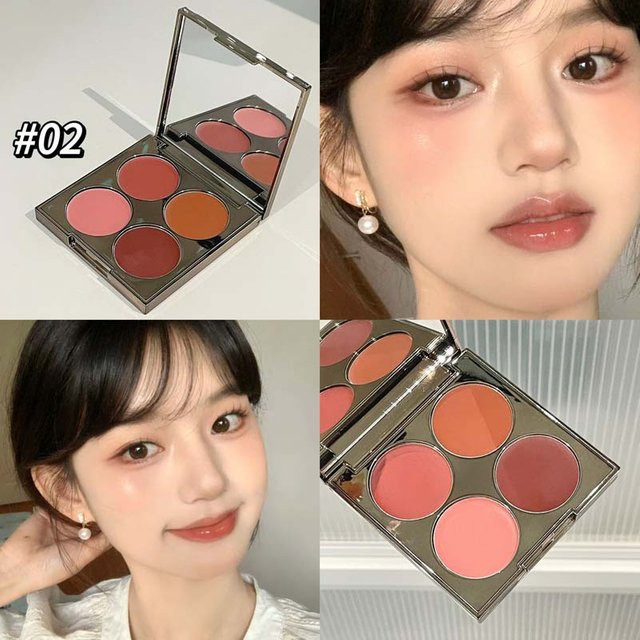 Herorange Rouge-Palette, 4 Farben, Matt, Nude - Bild 1