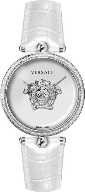 Versace Damenuhr Palazzo, Quarz, Edelstahl, 39 mm, Weiß, 5 ATM - Bild 1