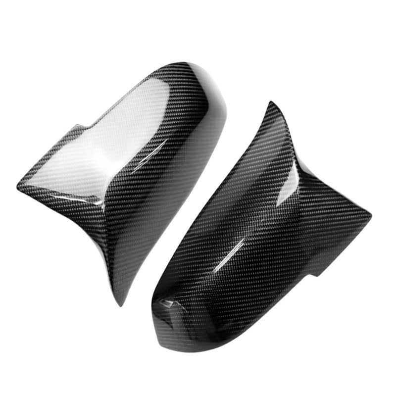 MAKIXISO Rückspiegel Abdeckkappen in Carbon Look Schwarz für BMW 5 6 7 Serie F10 F11 F18 F07 F12 F13 F06 F01 F02 LCI - Bild 2