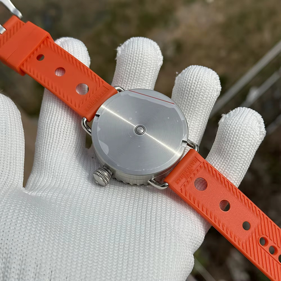 STEELDIVE Armbanduhr, Automatik, Edelstahl, 47 mm, Herren, Schwarz - Bild 3