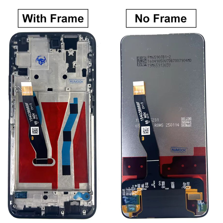 Huawei Y9S STK-L21/L22/LX3 LCD Display mit Touchscreen Digitizer und P Smart Pro 2019 Ersatzdisplay in Schwarz - Bild 3