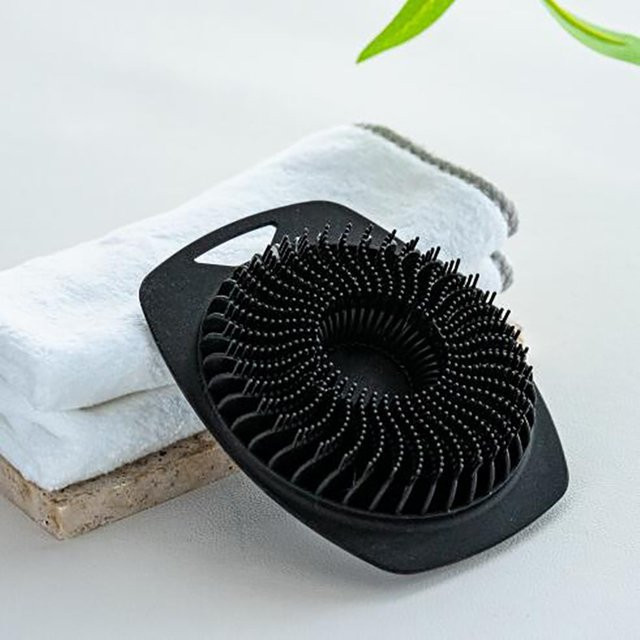 hedahlia Silikon-Peelingbürste, Schwarz, Unisex - Bild 1