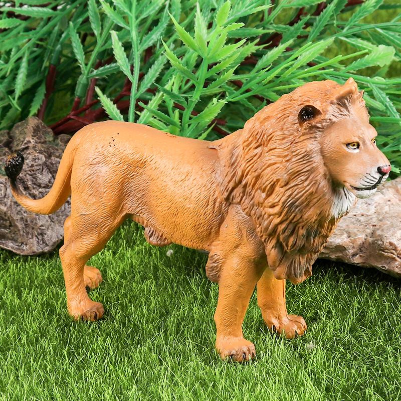 Oenux Wildtiere Löwe Tiger Yak Antilope Krokodil Zebra Panther Modell Figuren ab 3-6 Jahre - Bild 3