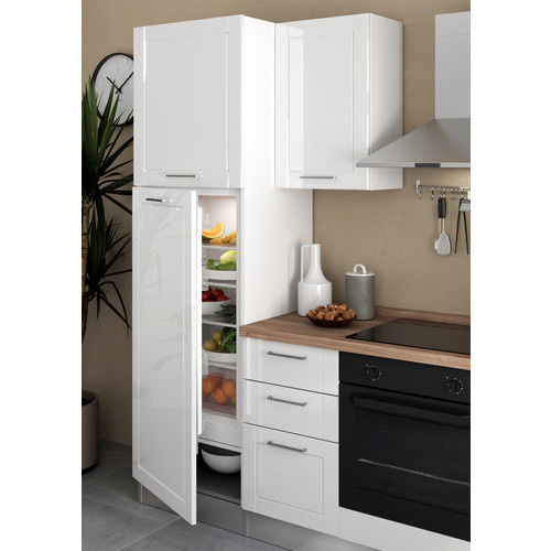 MID.YOU Küchenzeile BADIA, 6-teiliges Set mit Elektrogeräten, weiß, B: 245 cm, H: 216 cm, T: 60 cm - Bild 2