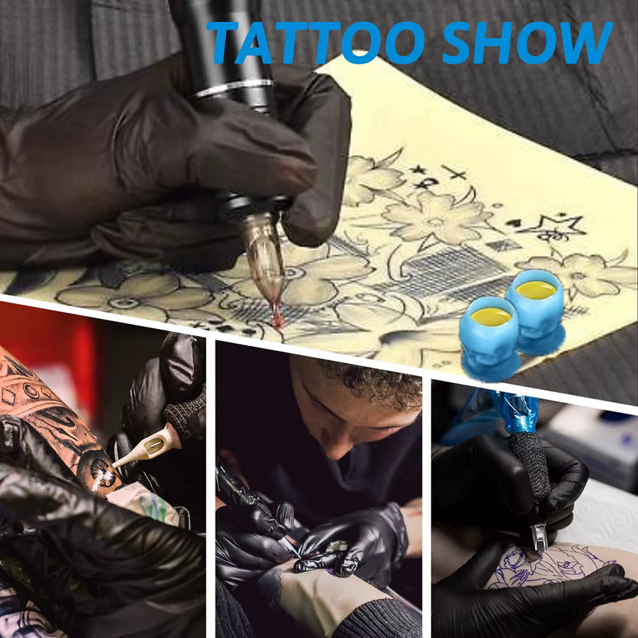 Usiriy Tattoo Ink Cups, 50/200 Stück, Einweg Tassen für Permanent Make-up - Bild 3