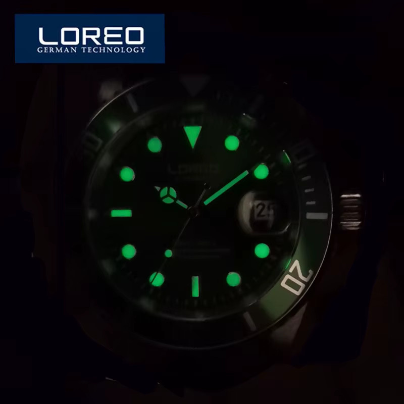 LOREO Armbanduhr Automatik, Edelstahl, Saphirglas, Silber, Herren - Bild 4