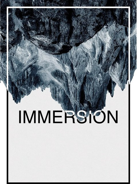 Komar Wandbild Immersion Steel Paper Poster, Breite: 50 cm, Höhe: 70 cm - Bild 1