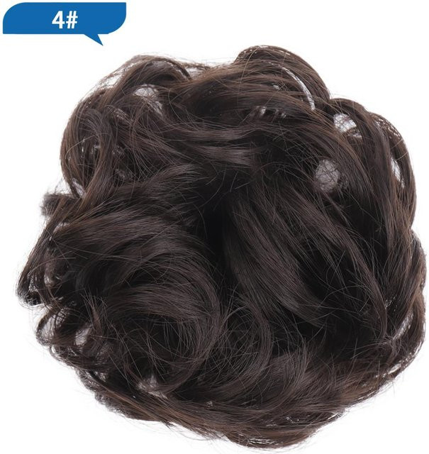 Bybrana Haarteil Messy Bun, dunkelbraun, gewellt, Damen - Bild 1