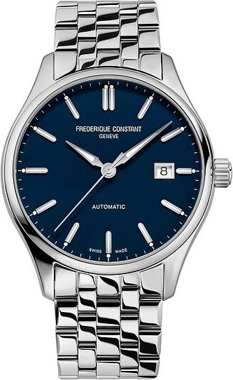 Frederique Constant Armbanduhr Automatic, Edelstahl, Blau, 40 mm, Herren - Bild 1