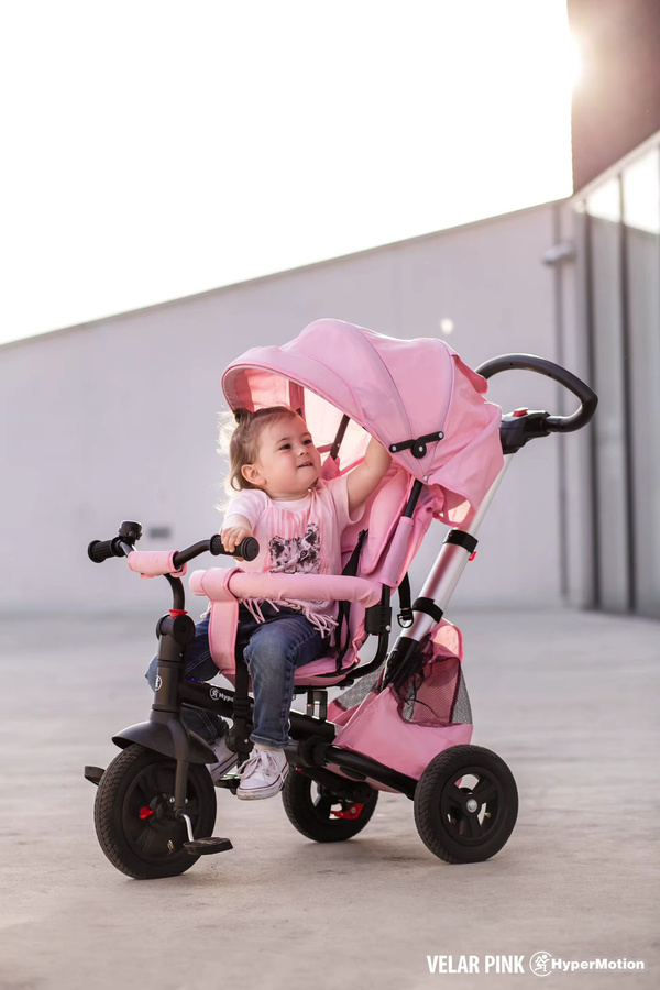 HyperMotion Dreirad Tobi Velar, Schiebewagen, Rosa / Pink, ab 1 Jahr - Bild 4