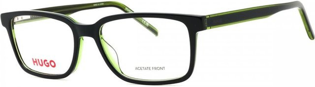 Hugo HG 1245RNB Korrektionsbrille, Herren, Vollrand, rechteckig, Black Blue, Acetat - Bild 1