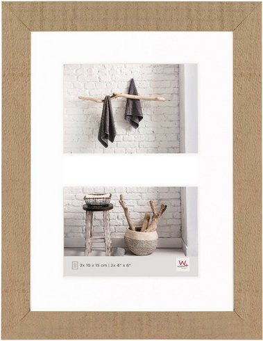 Walther Design Bilderrahmen HOME aus Holz in Beige, Breite: 27,5 cm, Höhe: 36 cm - Bild 1