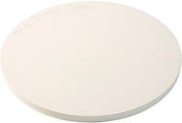 Big Green Egg Flacher Back- und Pizzastein aus Cordierit, rund, beige/weiß - Bild 1