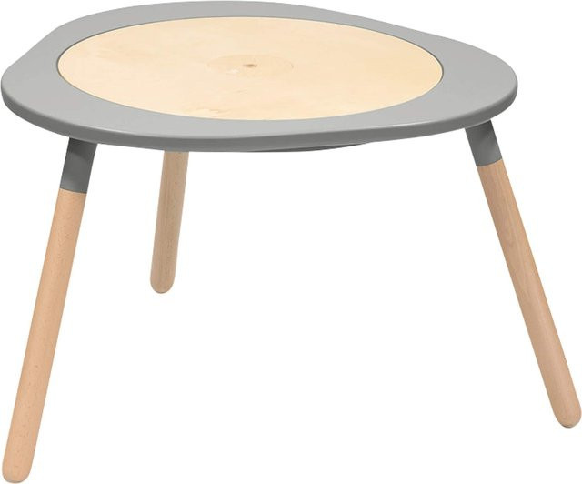 Stokke Mutable Multifunktionstisch V2 aus Buchenholz in Grau, 3-fach höhenverstellbar - Bild 1