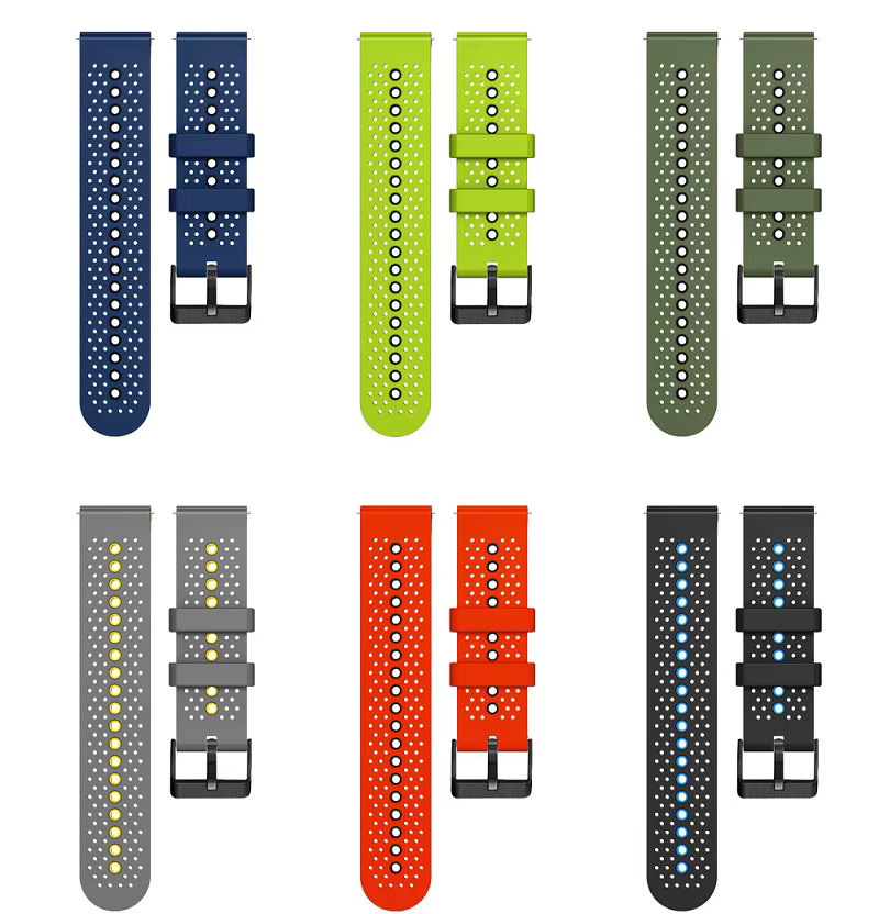 Smartwatch-Armband Silikon, 22 mm, Unisex - Bild 3