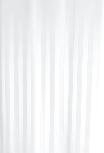 Euroshowers Duschvorhang Zober Weiß mit 12 Ringen, B/H: 180 x 200 cm - Bild 1