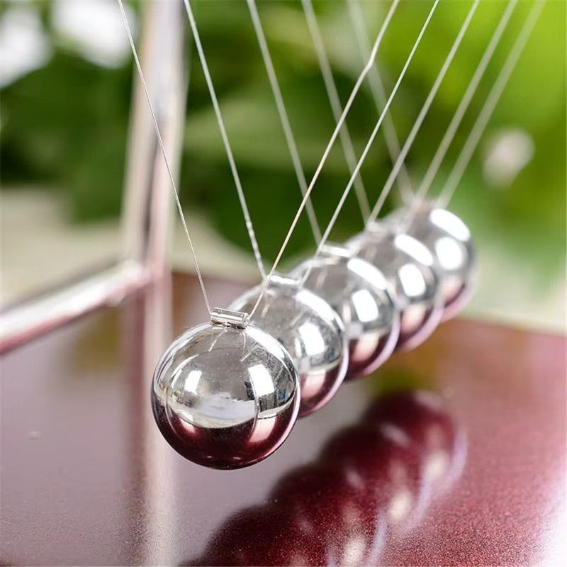 soulbao Newton Pendel, Metall, Desktop Dekoration, Physik Wissenschaft Puzzle - Bild 4