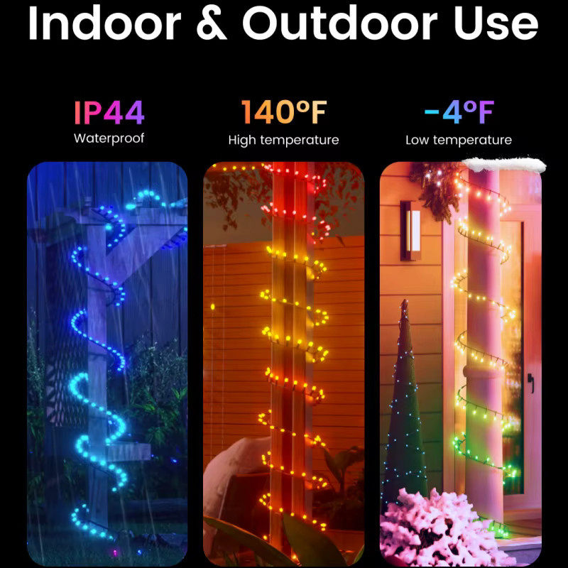 Yeelight RGB Smart Weihnachts-Lichterkette mit Bluetooth-Steuerung und 20 Lichteffekten in Multicolour - Bild 2
