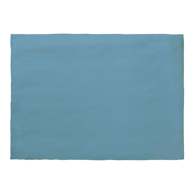 Bornino Home Wende-Kuscheldecke Musselin aus Baumwolle, Blau, Breite: 75 cm, Länge: 100 cm - Bild 2