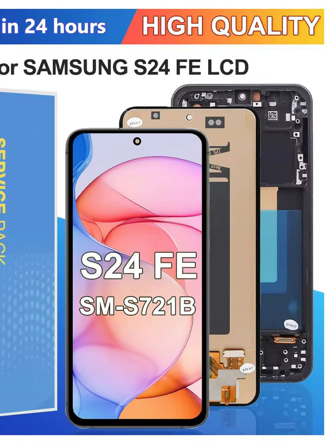Samsung S24 FE LCD-Display mit Touchscreen-Digitizer-Baugruppe in Schwarz als Ersatzteil für S721B S721U S721W S7210 - Bild 5