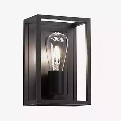 Delta Light Montur M O Wandleuchte in Schwarz aus Metall mit transparentem Glas - Bild 1