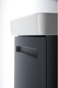 Duravit Möbel-Set No. 1 mit Waschtischunterschrank und Spiegelschrank in Graphit Matt, Breite: 60 cm - Bild 1
