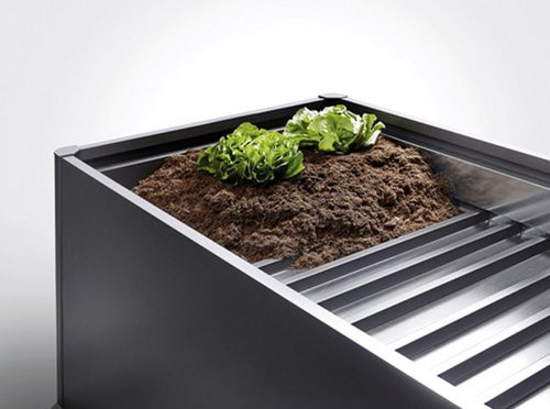 Biohort Zwischenboden 4-teilig für Hochbeet, Dunkelgrau-Metallic, B/H/T: 200 x 3 x 100 cm - Bild 3