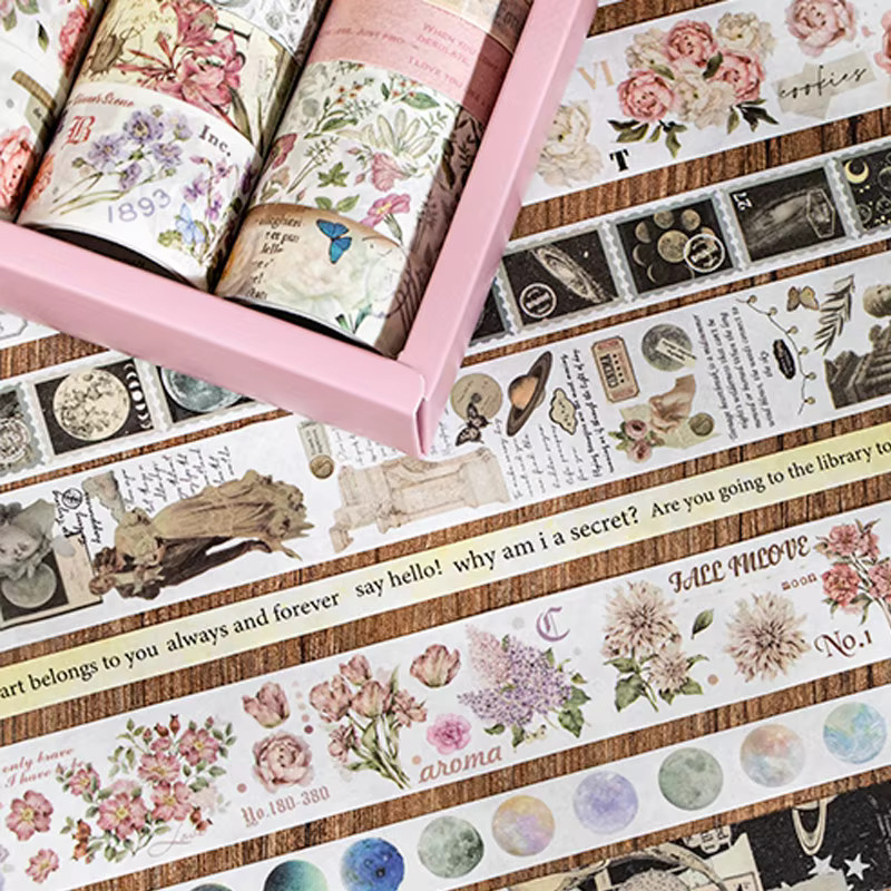 Mr.Paper 2Style Washi Tape Set mit 21 Rollen in Multicolour für Scrapbooking und Briefpapier im Kawaii Koreanischen Cartoon Design - Bild 1