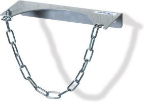 Fetra Stahlflaschen-Wandhalterung aus verzinktem Stahl in Silber, Breite: 230 mm - Bild 1