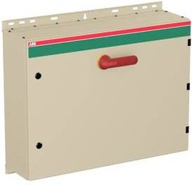 ABB OT200KAUC6AZ Sicherheitsschalter 200A 1000V in Rot und Beige - Bild 1