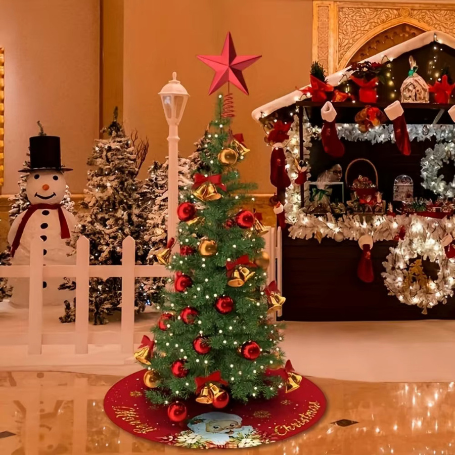 VIKAMA Weihnachtsbaumkleid als festliche Partydekoration für den Innen- und Außenbereich - Bild 2