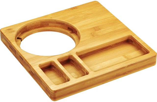 Emberton Willkommenstablett Tongwell aus Bambus in Natur, rechteckig, B: 26 cm, H: 3 cm, 6er Pack - Bild 1