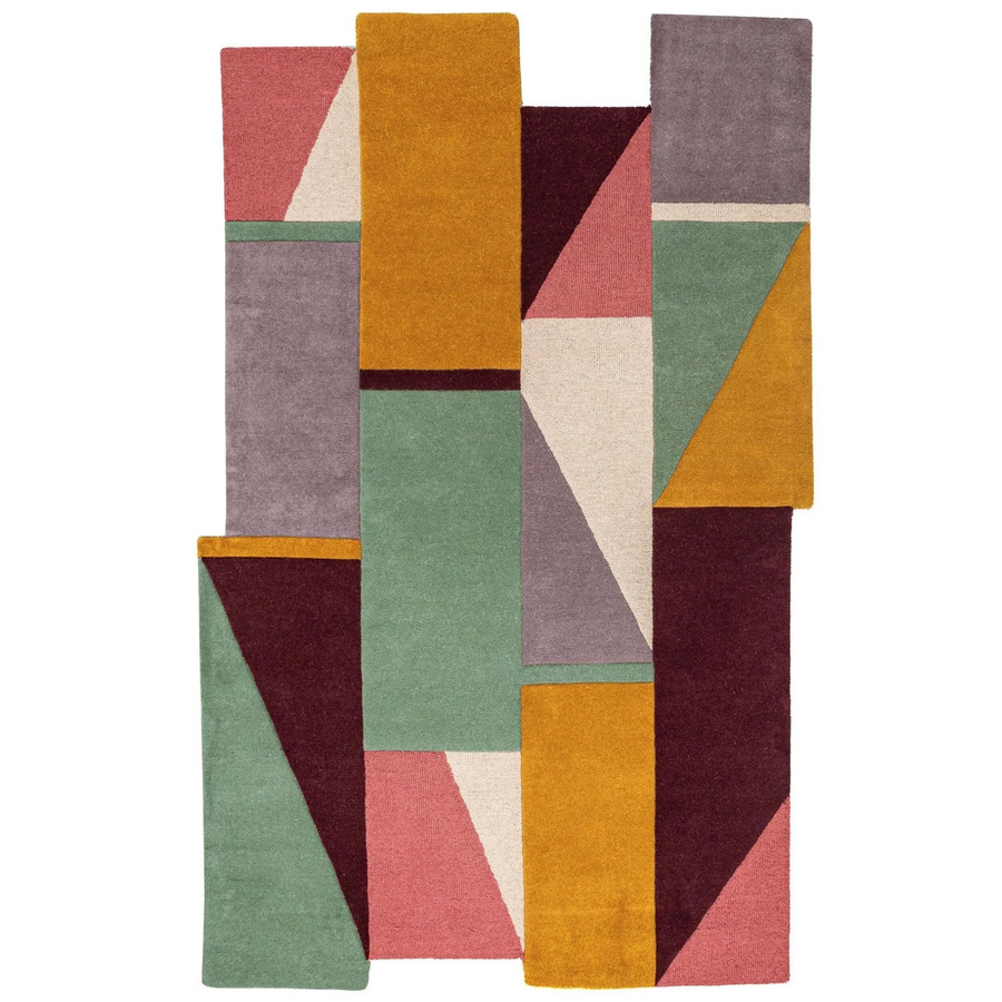 Flair Rugs Wollteppich Shuffle Shaped in Multicolour, B/T: 120 x 180 cm - Bild 2