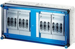 Hensel Sicherungsgehäuse 4x3xNH00 250A 5p Mi 6465 Wandmontage Kunststoff Mehrfarbig - Bild 1