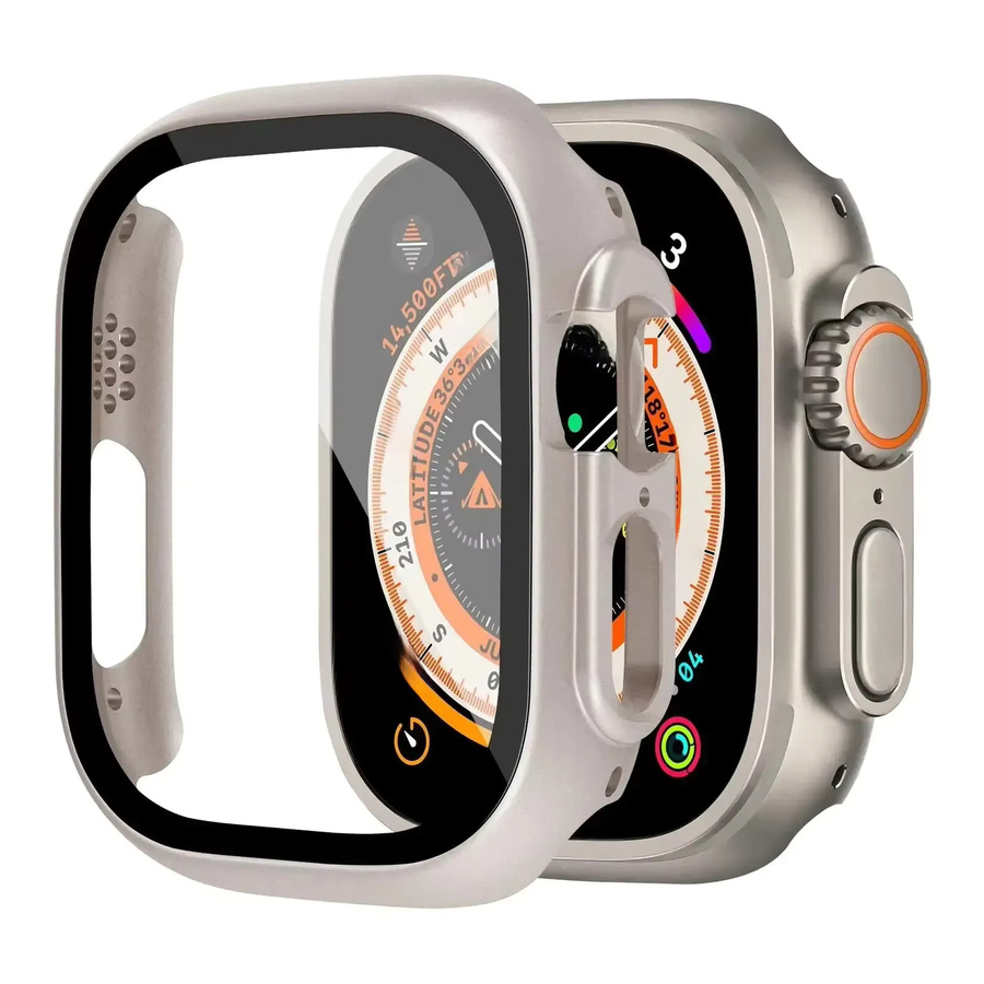 JBAILI Uhrenzubehör für Apple Watch Ultra 49 mm, Silikon, Schwarz, Unisex - Bild 5