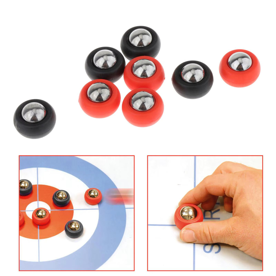 Sunnimix Mini Shuffleboard Pucks Set 8-teiliges Set - Bild 4