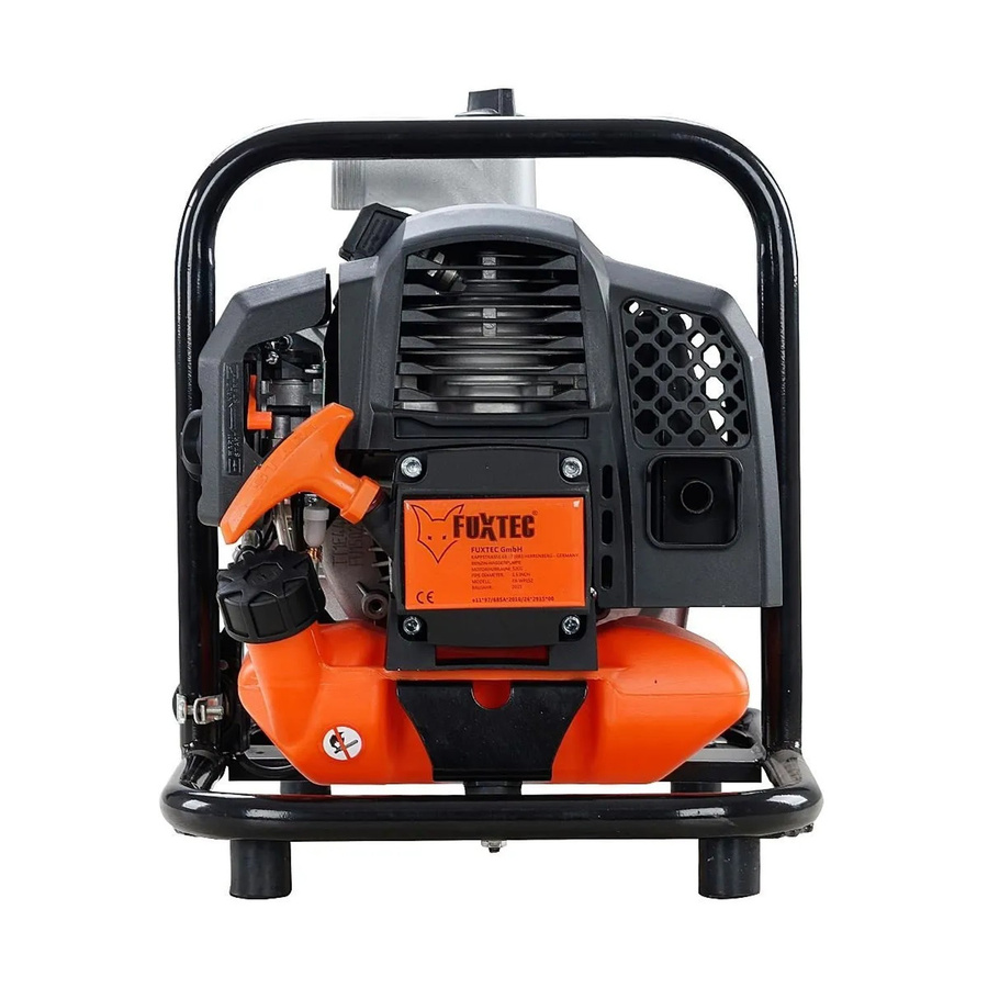 FUXTEC Benzin-Wasserpumpe FX-WP152 in Orange mit 2PS - Bild 2