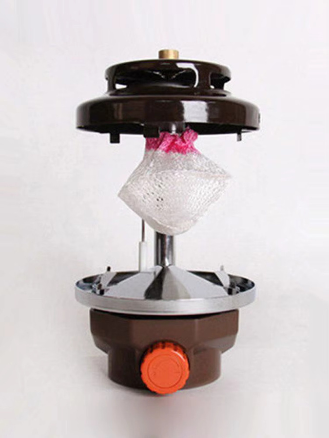 10er Set U-Form Gaslaternen-Mäntel aus Metall in Rot für Camping-Gaslaternen und Kerosinlampen - Bild 5