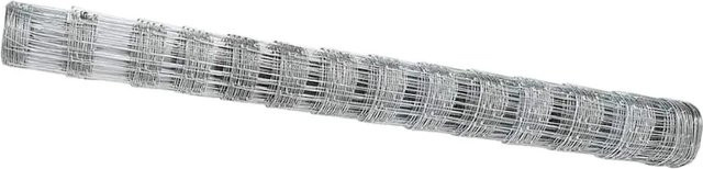 vidaXL Feldzaun aus verzinktem Stahl in Silber, B: 50 cm, H: 1,4 m - Bild 1