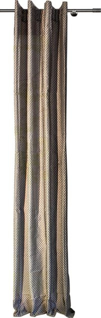 mydeco Schlaufenschal Dot in Taupe/Beige, halbtransparent mit Punktmuster, Breite: 300 cm, Höhe: 135 cm - Bild 1