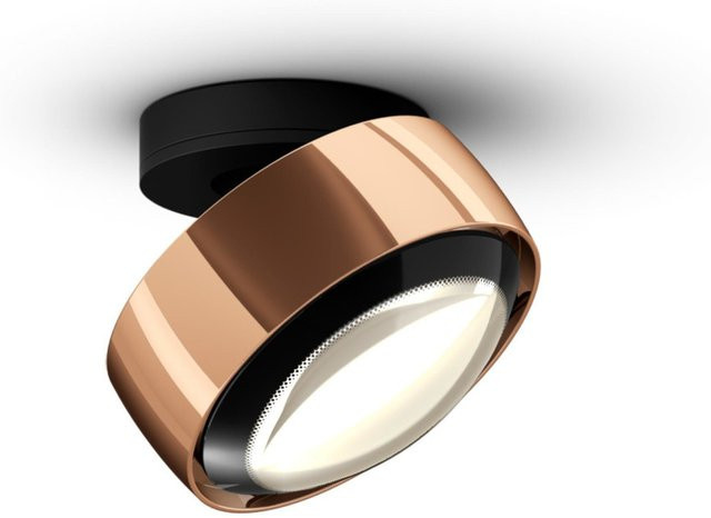 Occhio Più alto up VOLT LED-Deckenstrahler in Rose Gold und Schwarz matt mit warmweißem Licht (2700K) - Bild 1