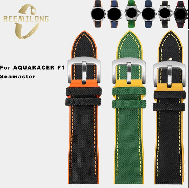 REEMILONG Uhrenarmband Silikon, Schwarz, Unisex - Bild 1