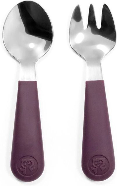 Stokke Munch Esslernset Essentials aus Silikon in Türkis, BPA-frei, mikrowellen- und spülmaschinenfest - Bild 1