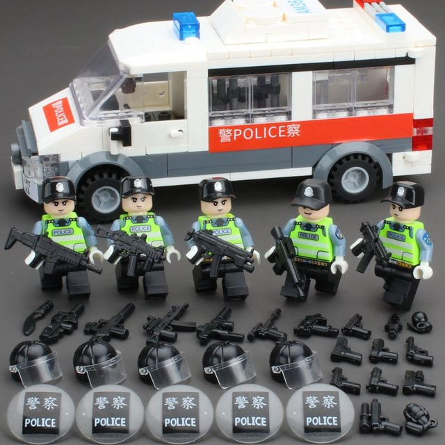 Fun Building Blocks MOC Militärserie PTU Mobile Einheit Sturmtrupp Soldat Plastikbausteine - Bild 1