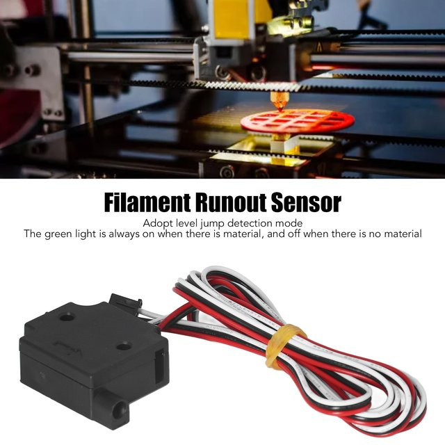 Aibecy Filament-Ausfall-Erkennung und Sensormodul für FDM-3D-Drucker in Schwarz - Bild 1